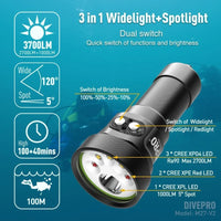 DivePro M27 Underwater Video Light