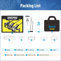 DivePro M6500B Canister Light (Back Mount Cable) 6500 Lumens