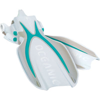 Oceanic Manta Ray Open Heel Fins with Spring Straps
